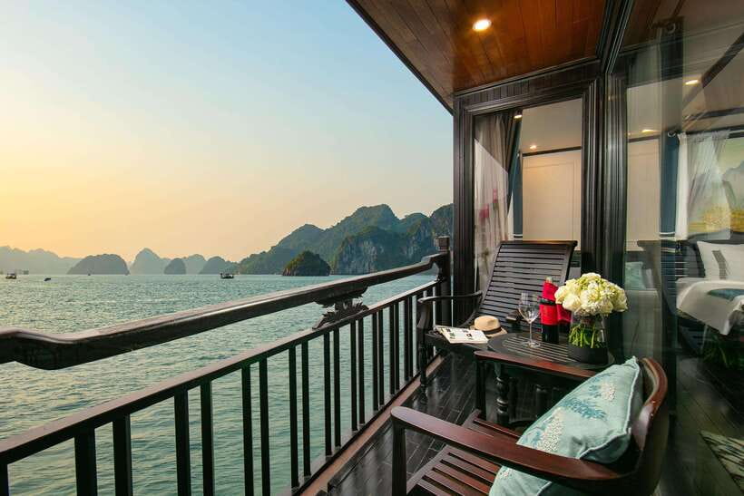 2-Day: Halong Lan Ha Bay 5 Stars Cruises w/Balcony & Bathtub - Price and value: $161 per person, plus the extras you should actually count
