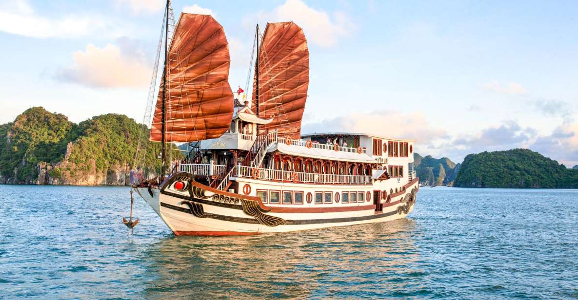 2-Day Royal Palace Ha Long Bay & Ti Top Island Cruise - Day 1: Ha Long Bay sights, Ti Top hike, and kayaking close to the cliffs