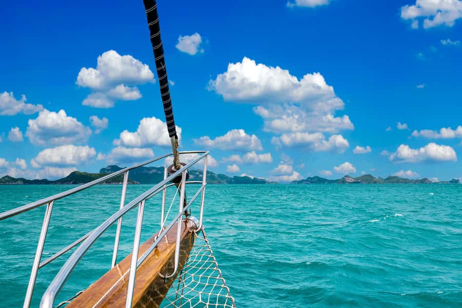 Ang Thong Full-Day Discovery Cruise from Koh Samui - Emerald Lake (Green Lagoon): the photos, and the steps to reach them