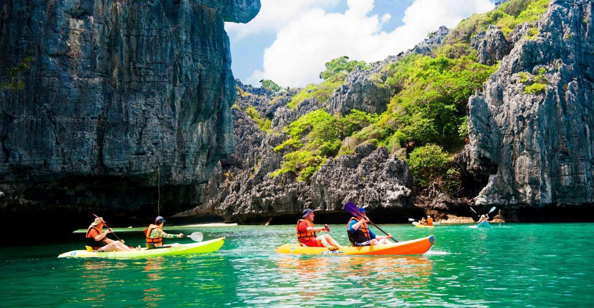 Ang Thong: Marine Park Full-Day Kayaking & Snorkeling Tour - Boat ride comfort, sea-sickness help, and why the day feels relaxed