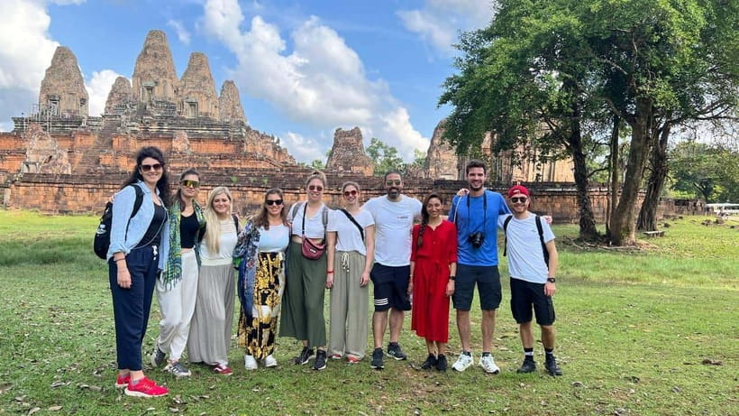 Angkor Wat: Full-Day Temples Small Group Tour - Bayon Temple: the face towers with real context
