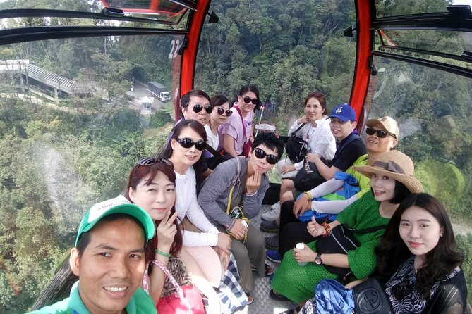 Ba Na Hills with Golden Bridge Private Tour - Linh Ung Pagoda and the giant Shakyamuni statue moment