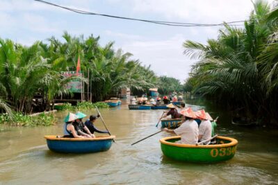 Ba Tran: Hoi An Basket Boat Ride in Water Coconut Forest - Getting to Ba Tran Basket Boat & Cooking School (and what matters)