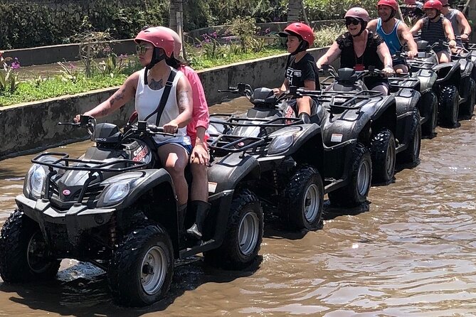 Bali ATV Quad Bike Through Tunnel, Waterfall, White Water Rafting - ATV quad biking around Ubud: tunnels, waterfall stops, and real off-road energy