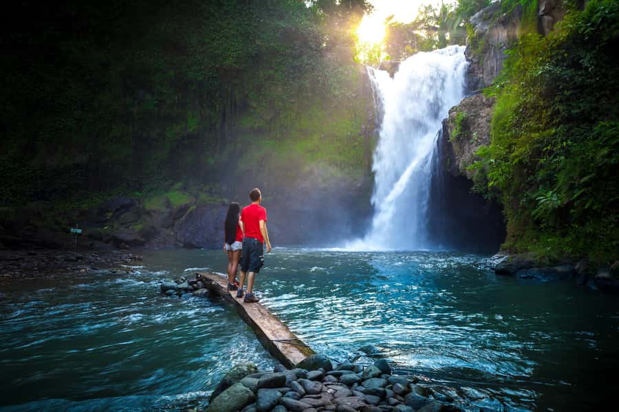 Bali: Hidden Canyon, Waterfall & Temples Small Group Tour - Pickup, minibus ride, and how the day keeps moving