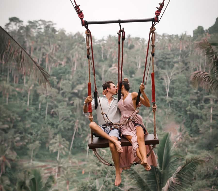 Bali: Swing with Falls, Rice Terrace, & Monkey Forest Option - Waterfall Swim Choice: Tukad Cepung’s cave rays vs Tegenungan’s power