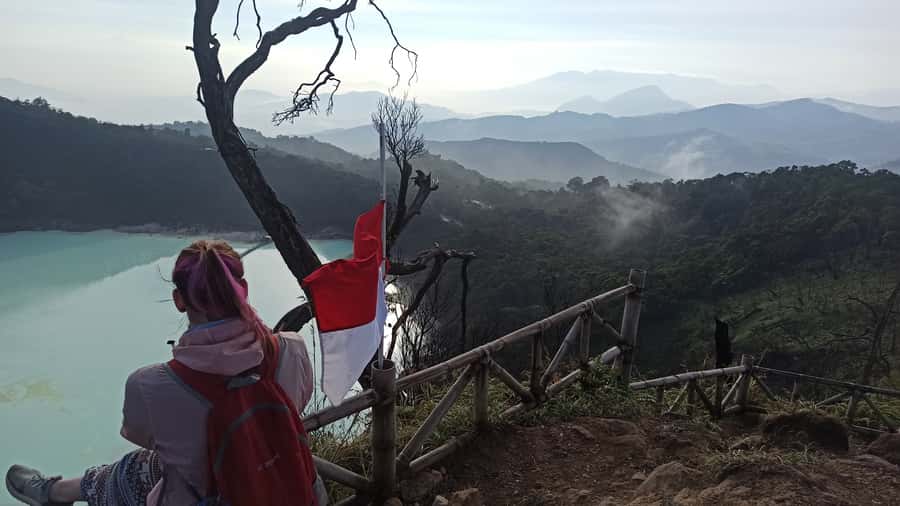 Bandung: White Crater Hotspring Tea Plans And Lunch Included - Glamping Lakeside Rancabali: lunch plus lake activities