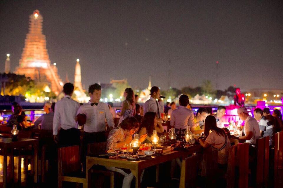 Bangkok: 2-Hour Dinner & Shows on White Orchid River Cruise - Live Music on Deck and a Cabaret Show That Turns the Volume Up