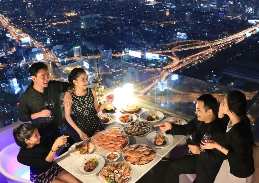 Bangkok: Baiyoke Tower Balcony Buffet & Observation Deck - 84th-Floor Revolving Viewpoint: 360° at the Best Timing