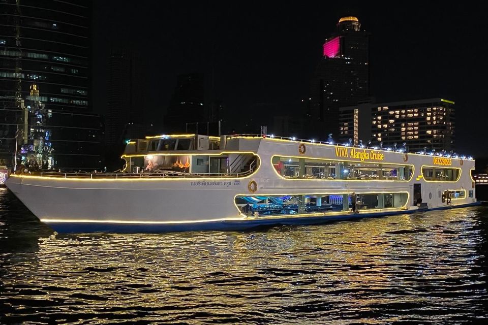 Bangkok: Chao Phraya Buffet Dinner Viva Alangka Cruise - Chao Phraya at Dinner Time: What Viva Alangka Does Well