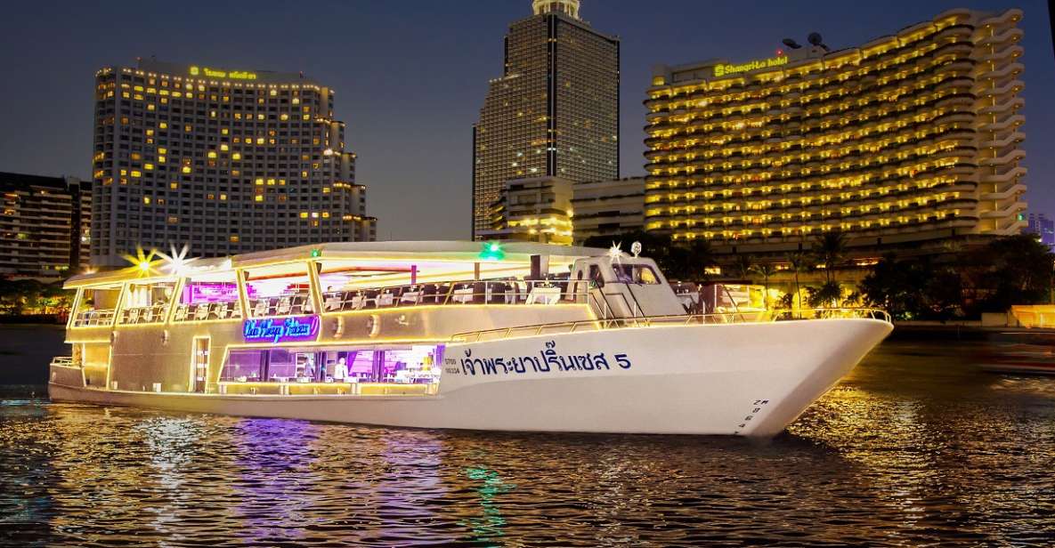 Bangkok: Chao Phraya Princess Dinner Cruise Ticket - FAQ