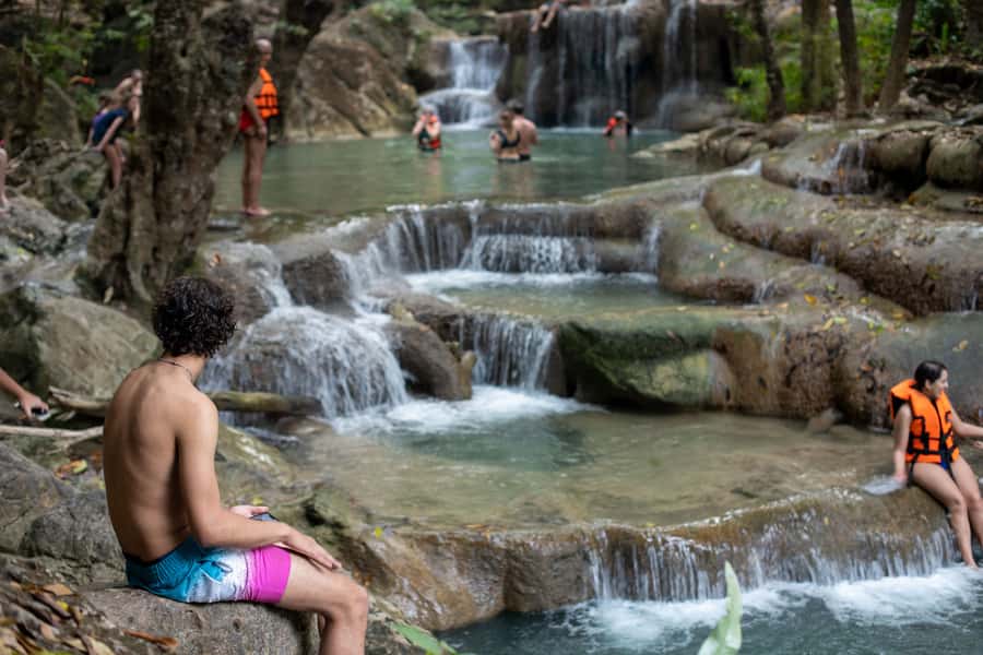 Bangkok: Elephant Sanctuary & Erawan Waterfall Tour - From Bangkok to Kanchanaburi: the long ride you can actually enjoy