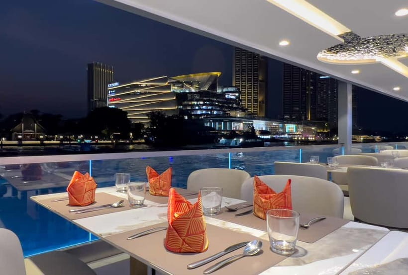 Bangkok: The Planet Dinner Cruise - Two Hours of Dinner: Thai-International Buffet with Seafood