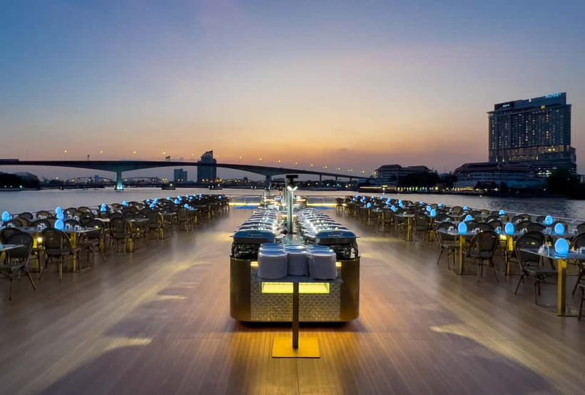 Bangkok:The Planet Sunset&Dinner Cruise on Chao Phraya River - The route: what you’ll see as the temples and city light up