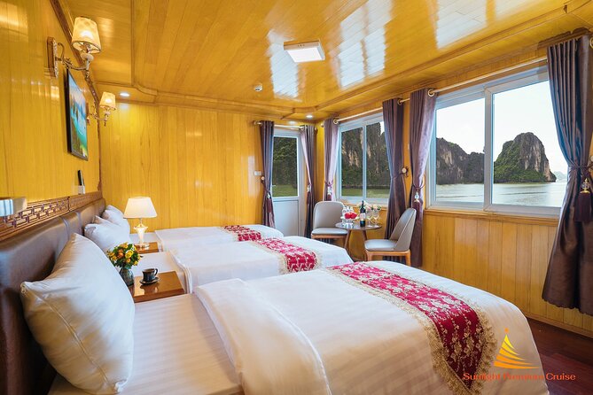 Best Lan Ha Bay Cat Ba Cruise 2 Days 1 Night Less touristy - Cabins, meals, and onboard life: value comfort, not luxury