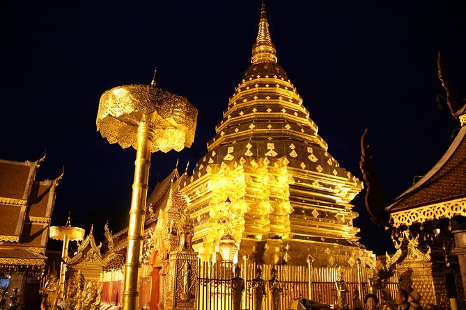 Best seller!! Amazing Night tour, Doi Suthep + Wat umong - Top Must visit! - Why Chiang Mai looks better after dark