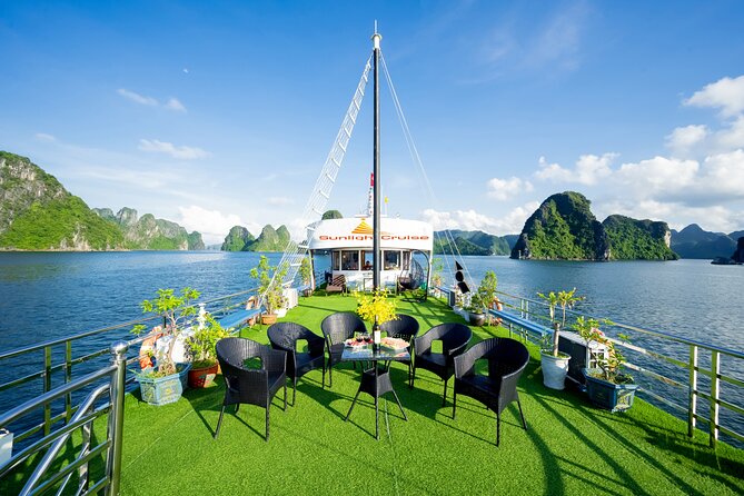 Best seller Halong Bay Day Cruise - Tuan Chau to the bay: lunch while you cruise past famous rock features