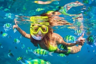Blue Lagoon Snorkeling - Lunch - Kantolampo - Tibumana Waterfall - Kanto Lampo Waterfall: your first big photo payoff