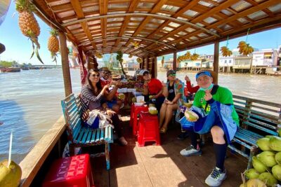 Cai Be Mekong Delta Tour: Cooking Class, Cycling & Craft Villages - The Tien River and floating market remnants in Cai Be