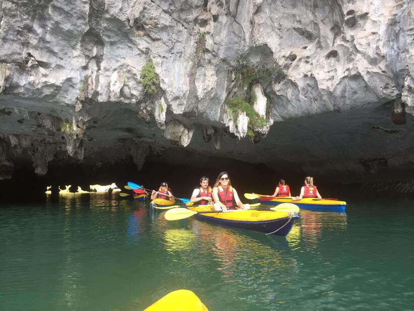Cat Ba: Lan Ha, HaLong bay full day- biking, kayaking, lunch - Deck time after lunch: where the day actually rests