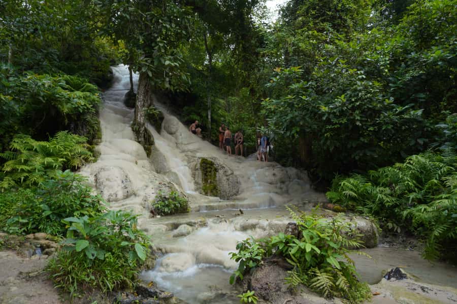 Chiang Mai: Bua Thong Sticky Waterfall and Huge Cave Tour - From Hotel Pickup to a Hot-Day Adventure