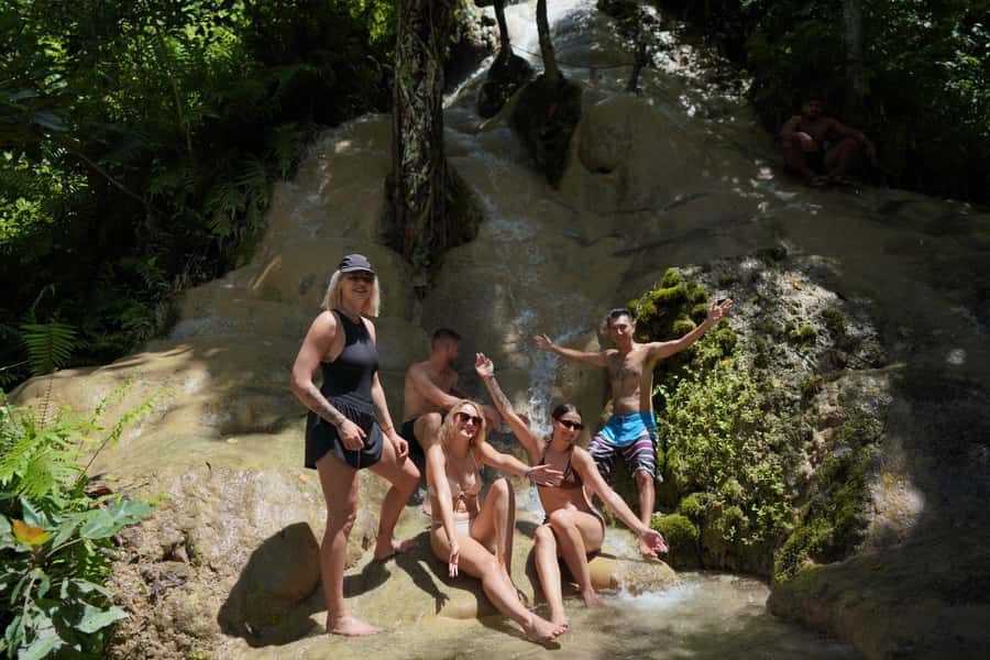 Chiang Mai: Bua Thong Sticky Waterfall and Huge Cave Tour - Nam Phu Chet Si: The Mineral Geyser Stop in the Forest