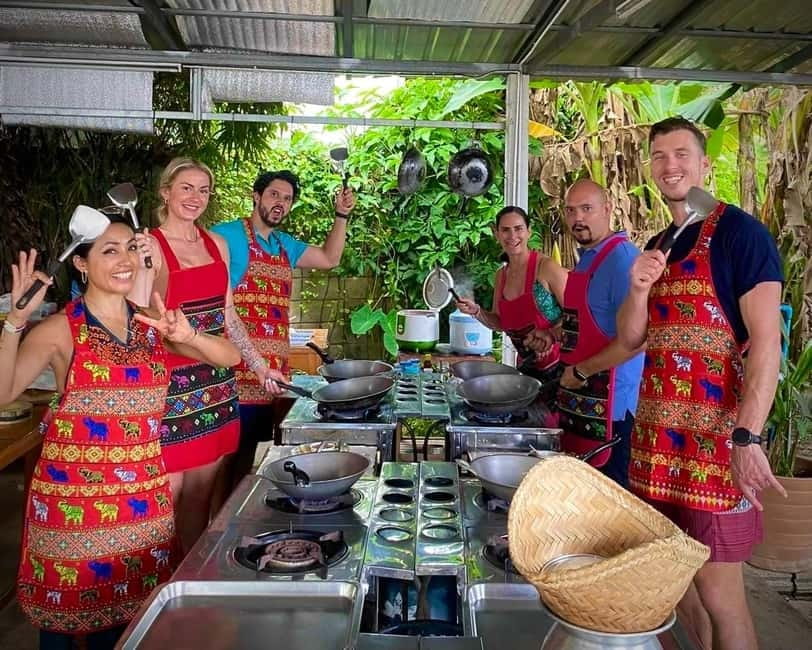 Chiang Mai: Cooking Class, Market and Thai Herbs Garden Tour - What you’ll eat, and how “full” you should plan to be