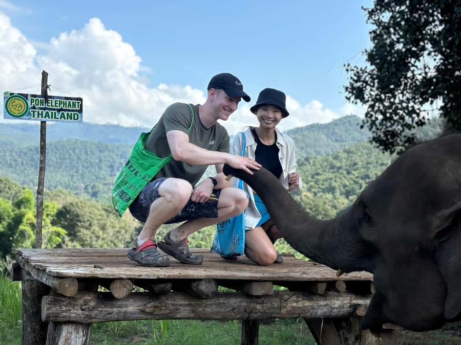 Chiang Mai: Doi Inthanon and Elephant Sanctuary Tour - Hidden waterfall bathing, then shower and change time