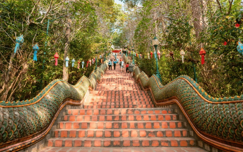 Chiang Mai: Doi Suthep Temple and Waterfall by Songtaew Trio - What to bring so the 4 hours feel easy