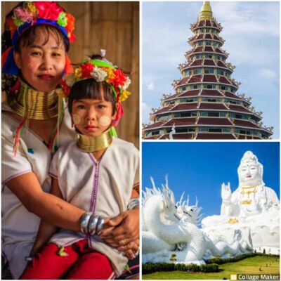 Chiang Rai: White, Blue, Red Temples, Long Neck Tour - Mae Khachan Hot Springs: pass-by time, not swim time