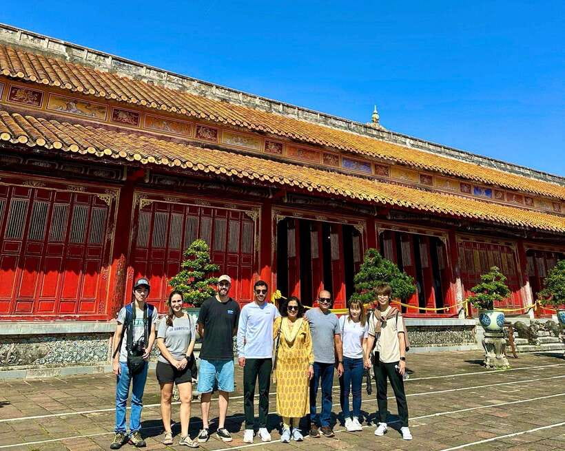 Da Nang: Hue Imperial Day Trip, Hai Van Pass Train, & Lunch - Khai Dinh Royal Tomb: bold architecture plus uncomfortable stories