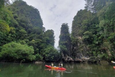 Deep Mangrove and Canyon Kayak Tour in Krabi - “First level” kayaking: what the route tends to feel like