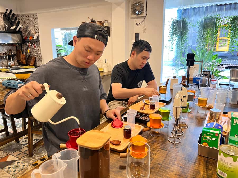 Egg coffee & Course on 4 traditional types of Viet coffee - Price and value: why $18 can make sense here