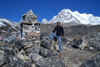 Everest Base Camp Trekking - Through the pine forests and Sagarmatha National Park entrance