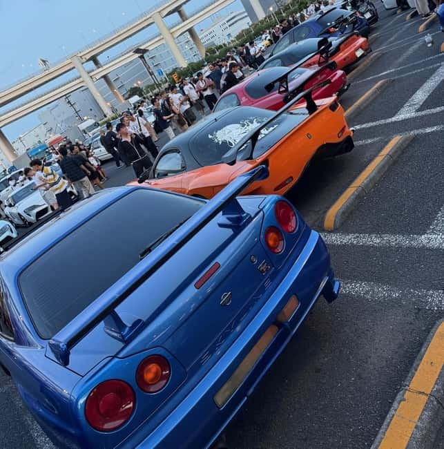 EVO, WRX, Skyline – JDM Night Run to Daikoku Car Meet - Daikoku Parking Area: the hour that sells the whole tour