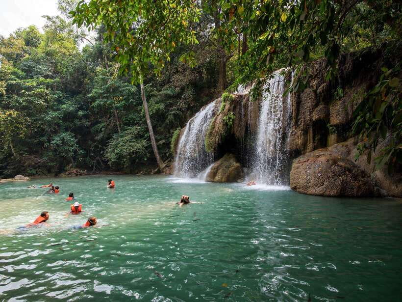 From Bangkok: Erawan Park & Kanchanaburi Small-Group Tour - Lunch in Kanchanaburi: Your Meal Is on You