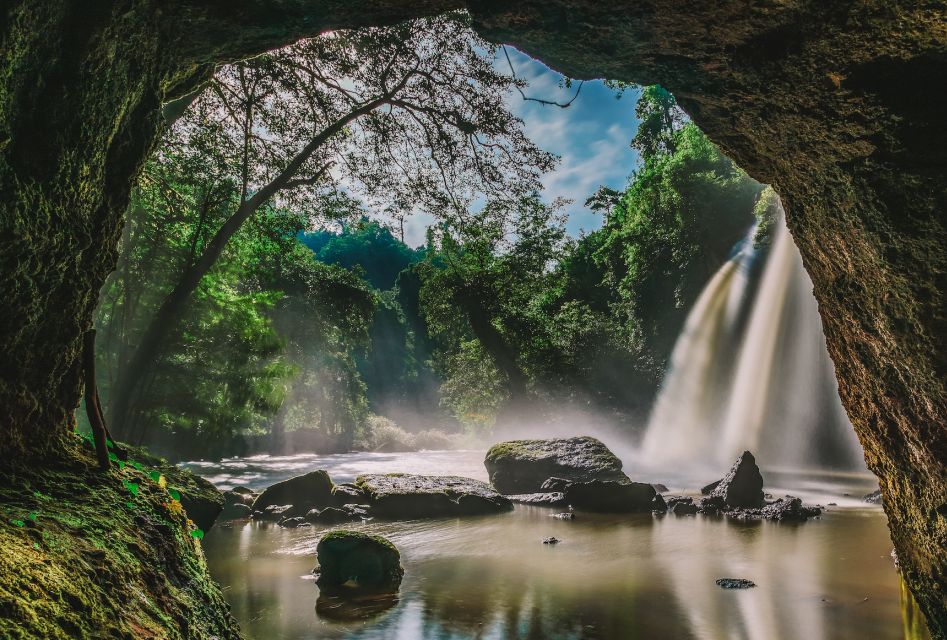 From Bangkok: Khao Yai National Park Small-Group Day Trip - Haew Suwat Waterfall: photos, vines, and photo-ready power