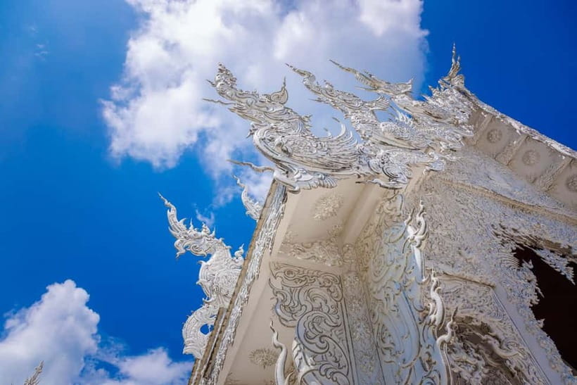 From Chiang Mai: White Temple Black House and Blue Temple - Wat Rong Sua Ten Blue Temple: A Calmer Finish After the Shock