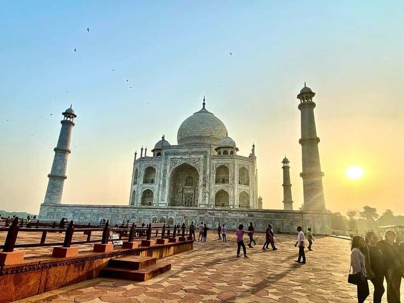 From Delhi: Private Taj Mahal & Agra Tour with 5<em> Lunch – The “smooth” part: pickups, drop-offs, and private logistics across Delhi NCR’ /><br />
One underrated benefit is how broad the pickup and drop-off options are. You can be picked up from many Delhi NCR locations—examples include <strong>Old Delhi, New Delhi, Aerocity, Dwarka, Noida, Gurugram, Ghaziabad, Rohini, Greater Noida,</strong> and <strong>Faridabad</strong>. The same flexibility applies to drop-off, with multiple options back around the region.</p>
<p><p>This reduces stress, especially if you’re staying in a less central area or you’re landing at <strong>Delhi airport</strong> and want to avoid figuring out transport before you even start your sightseeing.</p>
</p>
<p><p>The tour includes <strong>hotel or airport pickup and drop-off</strong>, and it’s handled by private <strong>air-conditioned car</strong>. Add the fact that transport performance is repeatedly scored highly (reported as <strong>94% of reviewers giving perfect transport scores</strong>), and you can expect the ride to be a major part of the value proposition.</p>
</p>
<p><p>If you’re planning your day around photo timing, logistics matter. Easy pickup means you can start close to your planned departure time. If you’re visiting with family, a private car also makes the day feel less like a public outing and more like a guided experience with you in charge.</p>
</p>
<h2 id="guides-and-drivers-why-the-names-keep-coming-up-for-a-reason">Guides and drivers: why the names keep coming up for a reason</h2>
<p><img width="820" height="615" decoding="async" src=