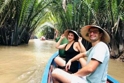 From Ho Chi Minh City: Discover Mekong Delta & Coconut Village - My Tho boat ride: fish cages, floating houses, and a working river view