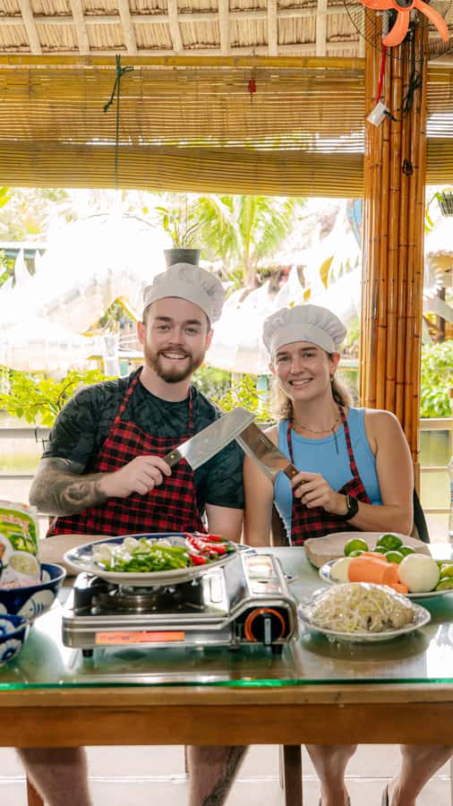 From Hoi An: Market Tour, Basket Boat Ride and Cooking Class - Market Walk in Hoi An: Shopping for Ingredients Like You Mean It