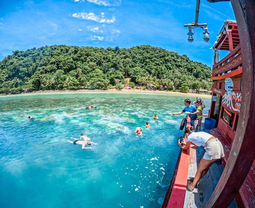From Koh Chang: 4 Islands Snorkel & Beach Tour by Big Boat - The Boat Rhythm: What You’ll Actually Feel All Day