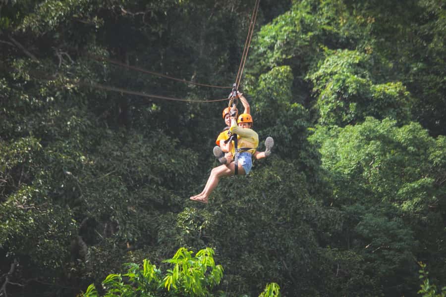 From Koh Samui: Tree Bridge Zipline and Café Experience - Guides who manage nerves and help you make memories