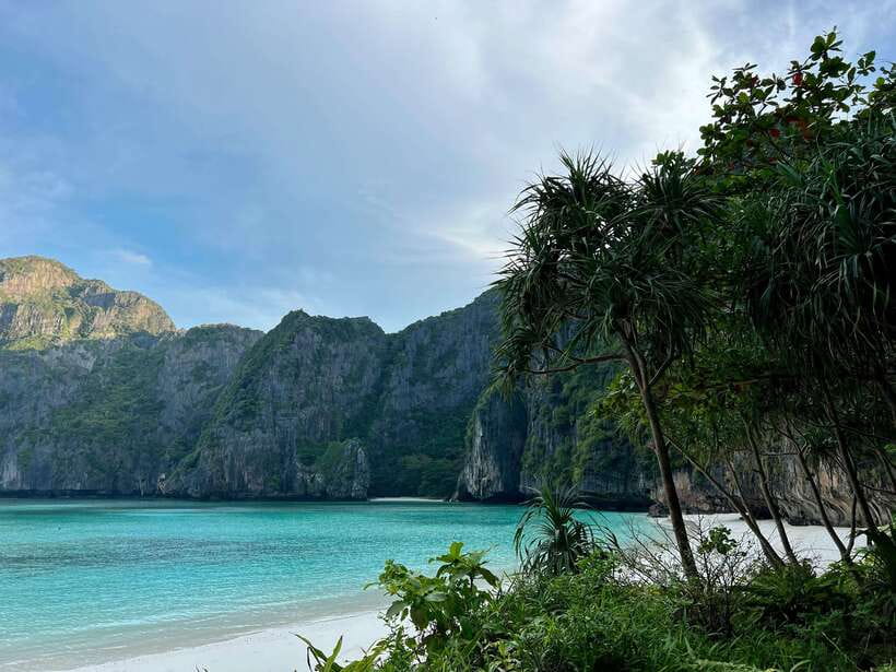 From Phi Phi: Full Day 7 Island Tour by Longtail with Sunset - Shark Point and Bamboo Island: a safe thrill followed by real beach time