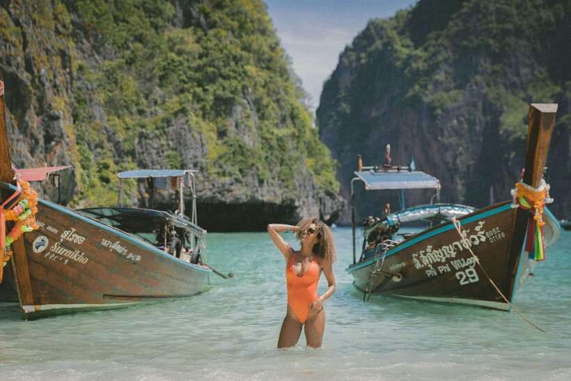 From Phi Phi: Full Day 7 Island Tour by Longtail with Sunset - Food, hydration, and comfort on a longtail boat day