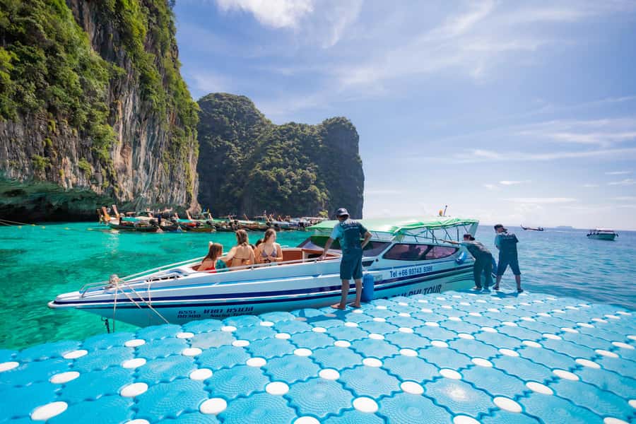 From Phi Phi Island: Maya Bay Sunset & Plankton by Speedboat - Viking Cave photos without the inside access