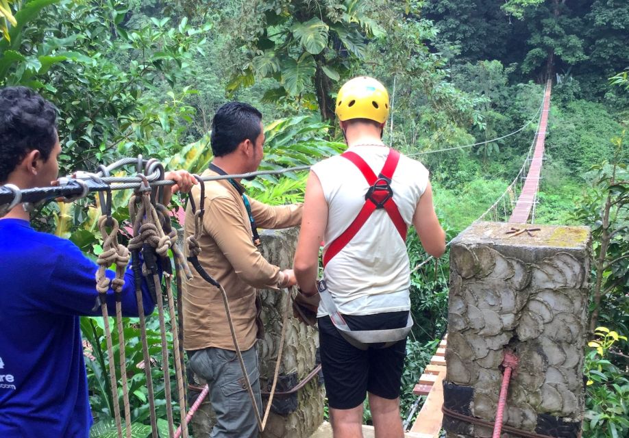 From Phuket: Elephant Care Experience with Rafting & Zipline - Zipline and rope bridge: quick adrenaline, short and sweet