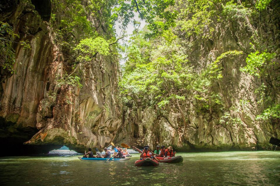 From Phuket: James Bond and Phang Nga Bay Tour by Speedboat - Panak Island caves: the canoe portion that feels like real adventure