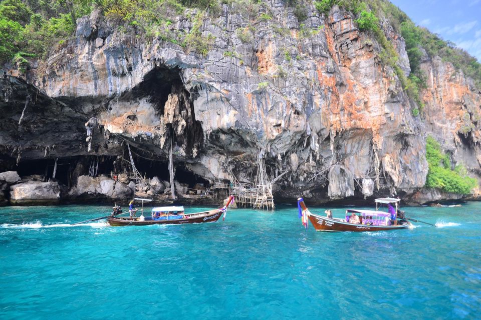 From Phuket: Phi Phi, Maya Bay, & Khai Islands Premium Trip - Ko Phi Phi Don Break: Lunch, Shopping, and a Breather From the Boat