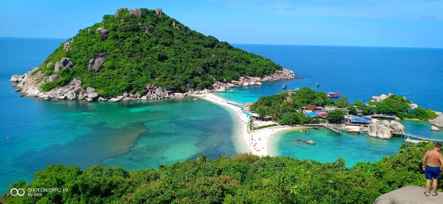 From Samui: Ko Tao and Koh Nang Yuan Speedboat Day Trip - First Snorkel Leg: Ao Muang and Mango Bay on Koh Tao